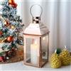 JHY DESIGN Lanterne in acciaio inox per candela, 31,5 cm di altezza