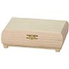 Artemio vicbtr Cofanetto Portagioie Paulownia, Legno, Beige, 18 x 9 x 9 cm