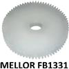 Ingranaggio in nylon per motoriduttore stufa a pellet Mellor FB1331 5 rpm