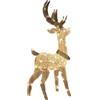 Luci di cervo natalizie Figura di cervo natalizio illuminato per capodanno
