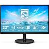 Philips 221V8 Gaming Monitor 22" Adaptive sync 75 Hz, VA, Full HD, 4ms,