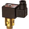 RIEGLER 102965-MV 3211 G 3/2 vie MS, NC, direttamente, 24 V DC, NBR, Rp 1/8, PN 0-7 bar, 1 pezzo