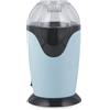 Giles & Posner Macchina elettrica per popcorn - circolazione dell'aria calda, misurino incluso, pronto in 3 minuti, snack sani senza olio, ideale per serate cinema, feste e home cinema, 1200 W, blu