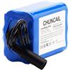 CHUNCAIL Batteria agli ioni di litio ricaricabile DC12V, 6000 mAh, adatta per te