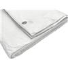 SKIR'CO Telone bianco 3x5 m, impermeabile, 55 g/m2, con occhielli, telo protetti