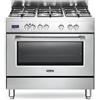 De Longhi Cucina gas 5 zone Forno elettrico PROFESSIONAL PRO96MX ED Inox Classe