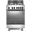 De Longhi Cucina gas 4 zone Forno elettrico GEMMA 66 ML Inox Classe A