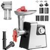 Stanew Tritacarne Elettrico STANEW 2500W Robot da Cucina con 5 Lame Professionali