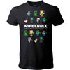 Minecraft T-Shirt Minecraft originale ufficiale Multi Charter Speed Runner Block Mobs Gang