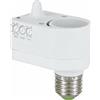 HAVA Rilevatore di movimento HF a 360°, adatto a LED, adattatore E27 su E27
