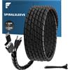 Does not apply 2×6 M Set Avvolgicavo a Spirale,Flessibile Cable Management per Tv/Pc/Stereo, Ki
