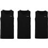 Kappa Set 3 Pezzi Canotta Uomo Kappa Canottiera 100% Cotone Kit Maglia Shirt Casual