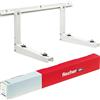 Fischer Staffe per Climatizzatore Unità Esterna KLIMA TOP, Lunghezza Braccio 480 mm, Mensole Acciaio Zincato, Include Sistema di Fissaggio Fischer SX e Piedini Antivibranti