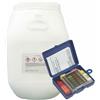 Waterline Water Clor 90% 50 kg Tricloro sodio Pastiglie 200 g e Kit Basic pH Cloro Bromo