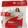SUPERFIVE 8 X Super Five Rotomop Ricambio 100% Microfibra