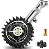 ATsafepro Manometro Pressione Gomme Manometro pneumatici 4 bar 60psi certificato ANSI