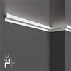 Elite Decor Cornici velette per led a soffitto e parete (10 metri lineari - KH902),