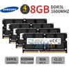 Samsung 32GB 16GB 8GB PC3L-12800S DDR3L 1600MHz 204Pin SODIMM Laptop Memoria Samsung LOT