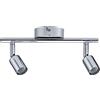 Paulmann 66748 Proiettore a soffitto Carolina IP44 GU10 230V max 2x10W dimmerabile cromo a due fiamme Spotlight