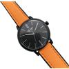 Mini Cooper - BMW Orologio Uomo Donna MINI COOPER BMW In Pelle Arancio Swiss Made Cassa Acciaio