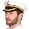 Boland 44367 - Cappello Capitano Nicholas, cappello con treccia dorata e ancora, copricapo, equipaggio, costume, carnevale, festa a tema