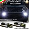 ELM COPPIA LUCI DIURNE DRL 15 LED BAY15D CANBUS JEEP RENEGADE fino al 2019 6000K