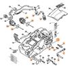 STIHL CARCASSA MOTORE COMPLETA MOTOSEGA POTATURA MS 192 ORIGINALE