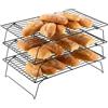 Set Rastrelliera Raffreddante in Acciaio Inox a 3 Livelli per Cottura Biscotti P