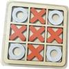 Tic TAC Toe Gioco da tavolo in legno Giochi per famiglie Puzzle educativo