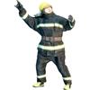 1/64 Scala Diorama Figura Vigili del fuoco Playset Resina Casa delle bambole