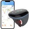 Saturimetro Da Dito Con Sveglia，Pulsossimetro Da Dito Con Bluetooth, Ossimetro D