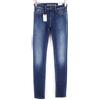 Denham Sharp Donna Jeans W24/L32 Cotone Blu Elasticizzato Aderente Lavato