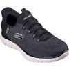 Skechers Uomo Summits Key Pace Scarpe da Ginnastica, Charcoal Mesh/Black Trim, 49.5 EU Larga