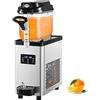 VEVOR Macchina commerciale Slushy, 6L tazza singola ciotola Slush Ice Machine, 300W 220V, acciaio inox Margarita Smoothie Frozen Drink Maker, macchina Slushie per supermercati, caffetterie,