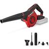 Einhell Soffiatore a batteria Einhell TE-CB 18/270 Li - Solo Power X-Change (18 V, max. 270 km/h velocità dell'aria, 5 livelli, incl. prolunga, bocchetta standard, piatto, foro, senza batteria)