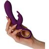 Toyz4lovers Vibratore Rabbit Grip Hot Purple Coniglio Dildo Stimolatore Vagina Clitoride USB