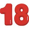 HotShuffle Grande Numero di Silicone 18 Tortiera Stampo XVIII Regalo di Complean