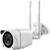 ENVIO TELECAMERA BULLET IP 4G LTE SIM GSM REGISTRA SU SD CARD 5MP CON AUDIO IP66