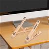 Supporto per laptop con angoli regolabili in legno, supporto per notebook