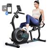 MERACH Cyclette da Seduta Magnetica Recumbent Bike con 8 Livelli di Resistenza