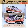 Salomon XT-6 Black Almond Cream Dragon Fire L49154300 taglia uomo