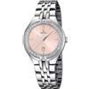 Festina Orologio Donna Analogico Acciaio Inossidabile 316L Argento - Quarzo - Vetro minerale alta resistenza - Impermeabile 5 ATM - Calendario F16867/6 - Mademoiselle