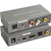 VEDINDUST HDMI ARC Adattatore Convertitore Audio Digitale Analogico 192 KHz Coassiale