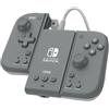 HORI Split Pad Compact Attachment Set (Cenere) Controller ergonomico per la modalita' portatile con adattatore cablato per Nintendo Switch/OLED - Licenza ufficiale Nintendo