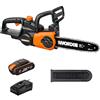 WORX Motosega a batteria WG322E 1 18 V (20 V max) 2,0 Ah PowerShare lunghezza di