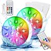 HOSPAOP Luce LED subacquea ricaricabile per piscina impermeabile con telecomando (g9M)