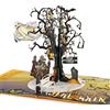 CUT POPUP.COM CUTPOPUP Ghost Tree Halloween Cards Pop Up Dolcetto o scherzetto biglietto d