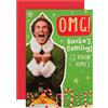 Hallmark Biglietto di Natale Fun Warner Bros motivo elfo OMG!