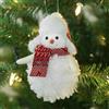 Ciondolo pupazzo di neve di Natale Ciondolo di peluche per porta Camino
