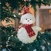 Ciondolo pupazzo di neve di Natale Ciondolo di peluche per porta Camino